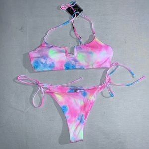 Pink Tie Dye Bikini